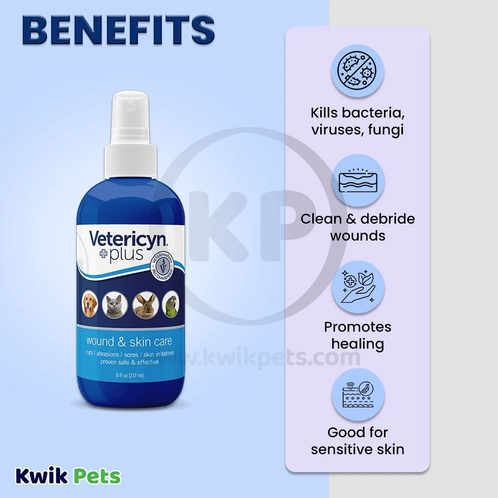 Vetericyn Plus Antimicrobial Wound & Skin Care 8-oz - Image 3