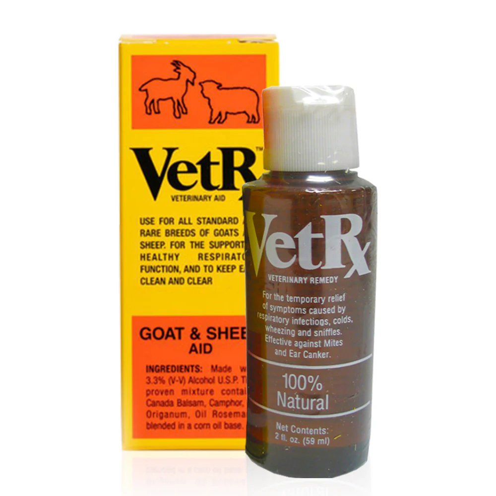 VetRx Goat & Sheep Aid Respiratory Support Solution 2-oz