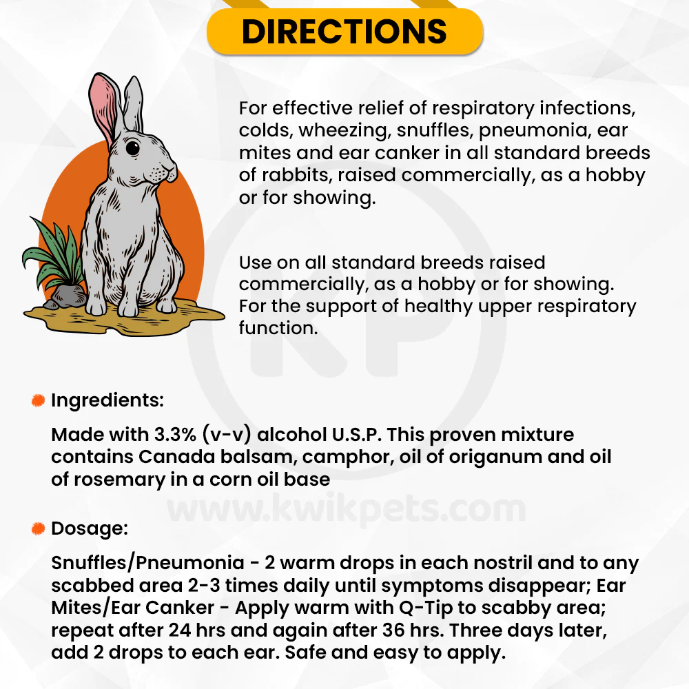 VetRx Rabbit Aid Respiratory Support 2-oz - Image 3