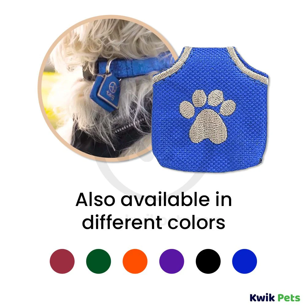 Woof Hoof Dog Tag Silencer Blue - Image 5