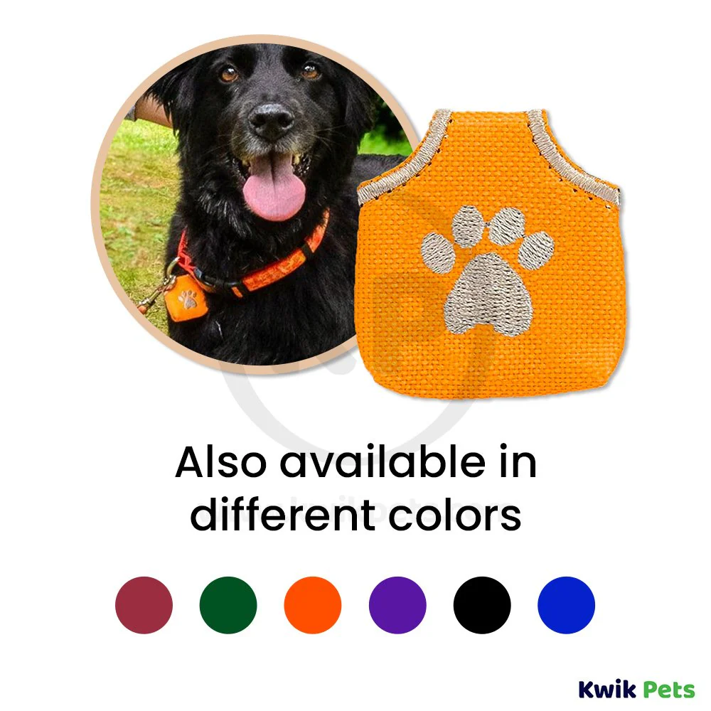 Woof Hoof Dog Tag Silencer Orange - Image 5
