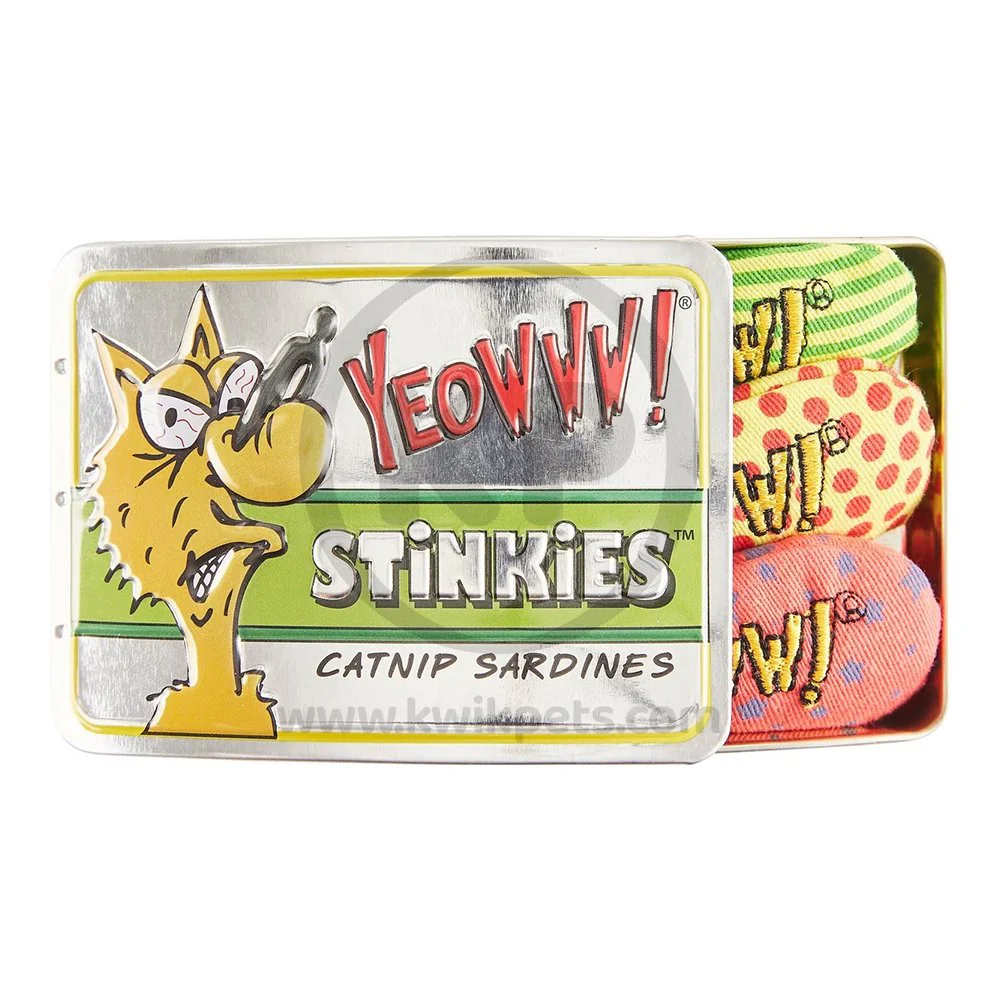 Yeowww! Stinkies Sardines Catnip Cat Toy Assorted 3 Count 3-in - Image 5