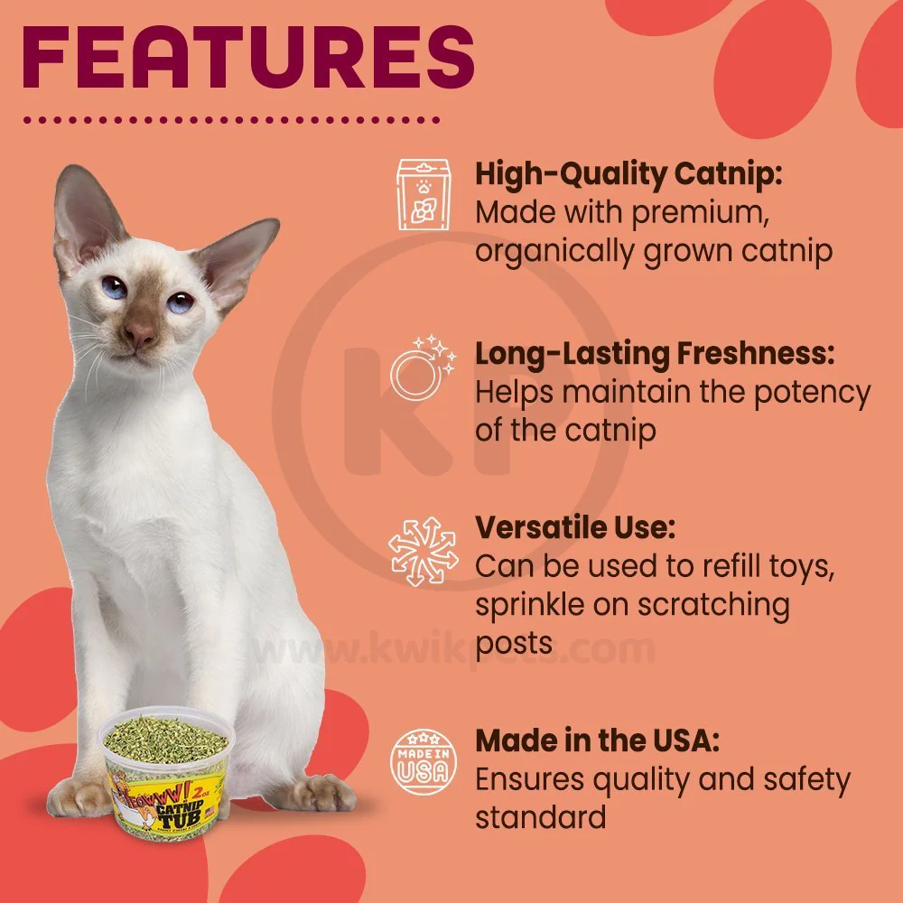 Yeowww! Catnip Cat Tub 2-oz - Image 4