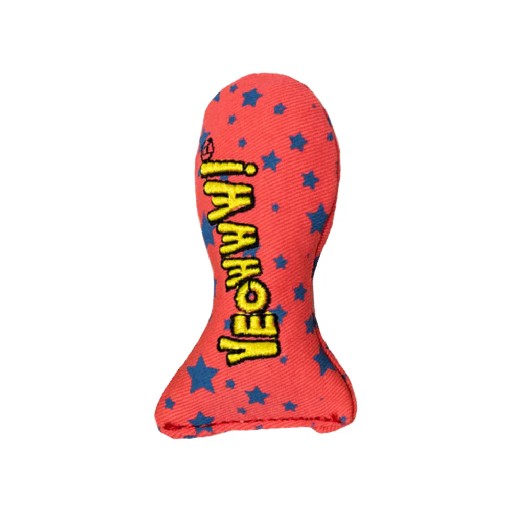 Yeowww! Stinkies Sardines Catnip Cat Toy Red & Blue 3-in - Image 4