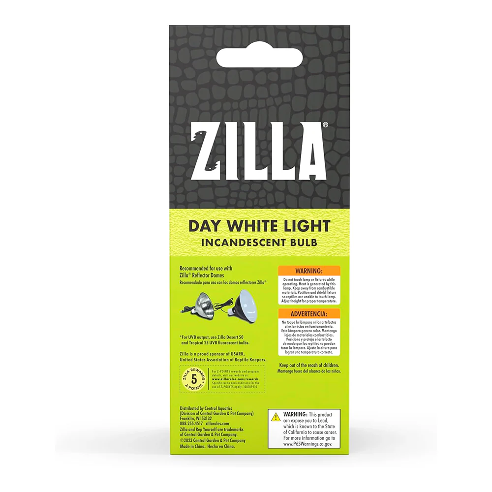 Zilla Day White Light Incandescent Bulb 100W - Image 2