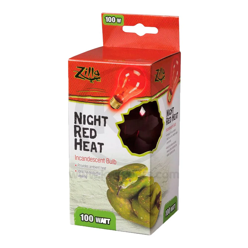 Zilla Night Red Heat Incandescent Bulb 100W