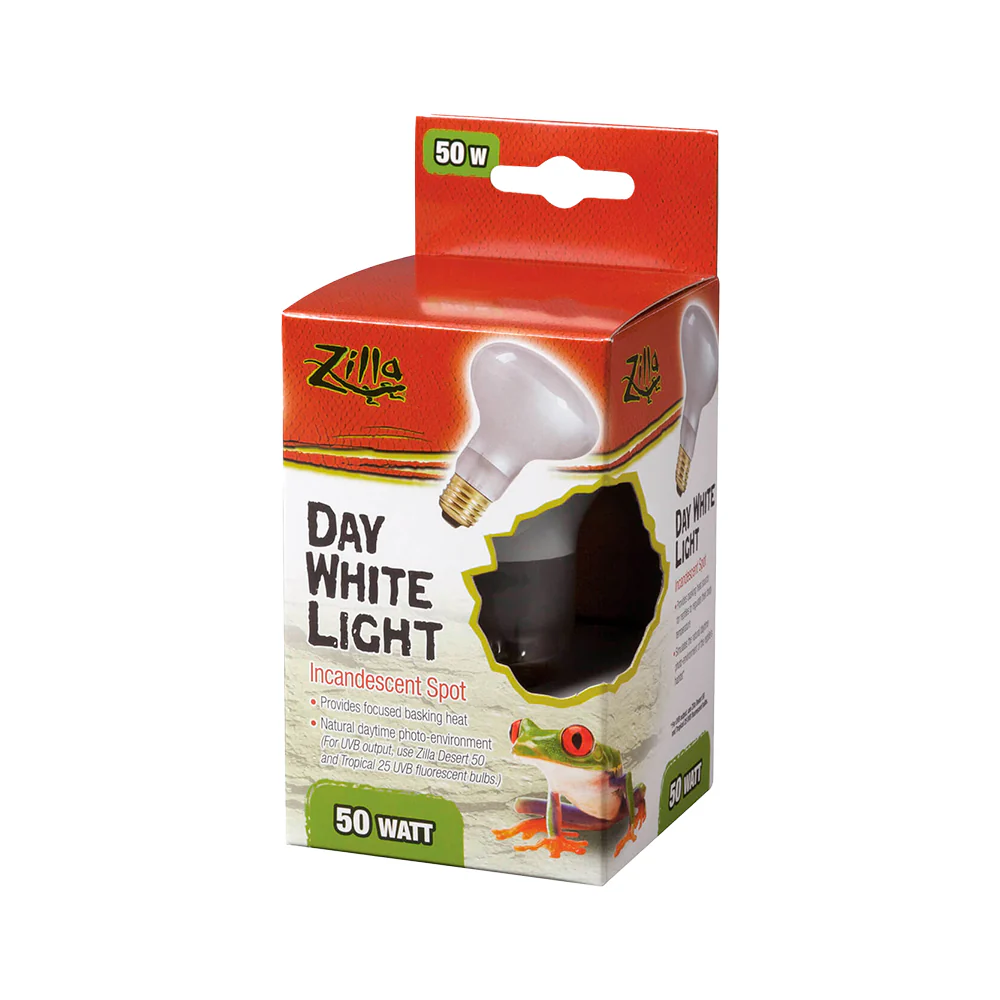Zilla Day White Light Incandescent Spot Bulb 50W