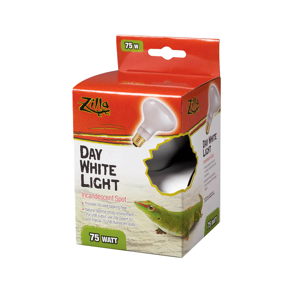 Zilla Day White Light Incandescent Spot Bulb 75W