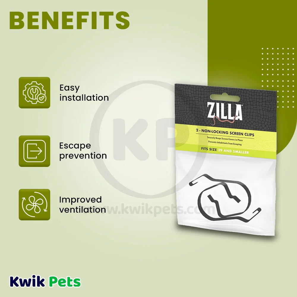 Zilla Non-Locking Screen Clips Small - Image 4