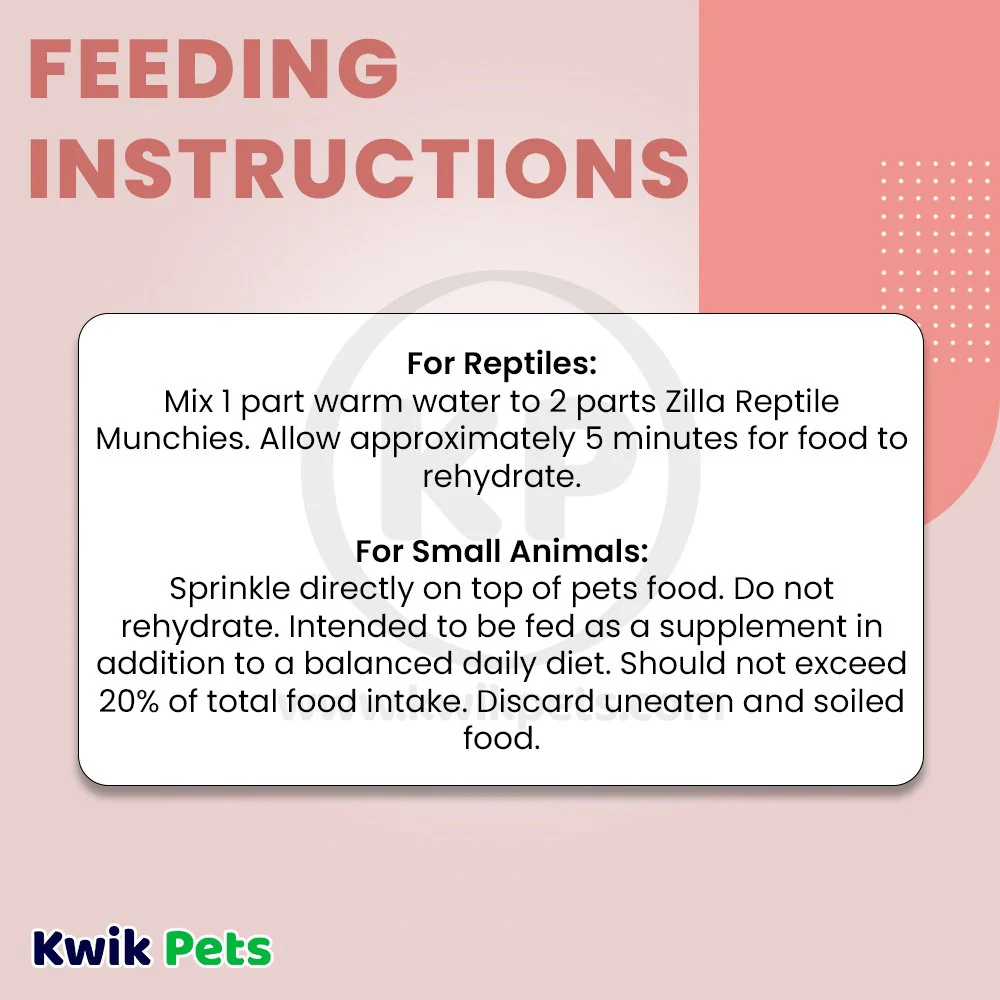 Zilla Omnivore Mix Reptile Munchies 4-oz - Image 6