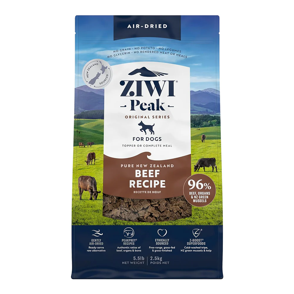 Ziwi Peak Original Series Air Dried Dog Food Beef Recipe 5.5-lb