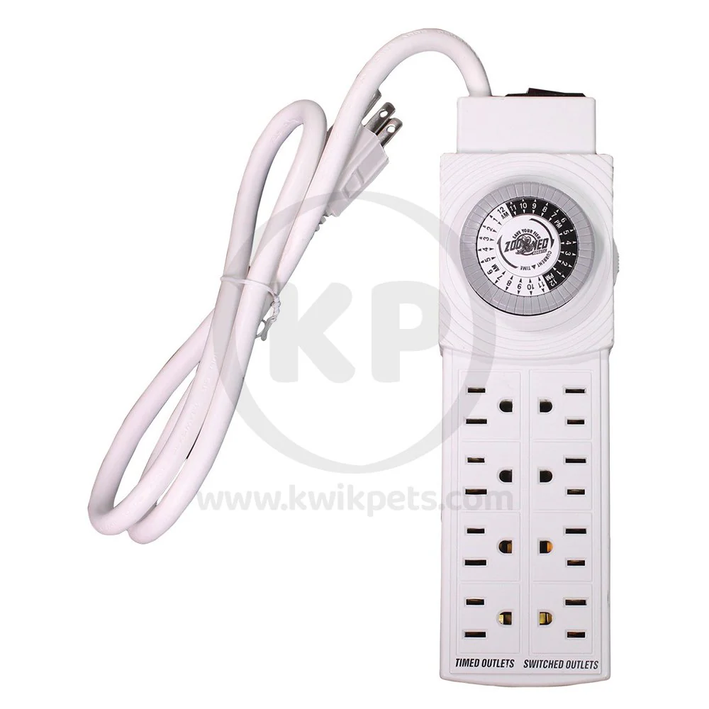 Zoo Med AquaSun Aquarium Controller Timer & Power Strip White - Image 3