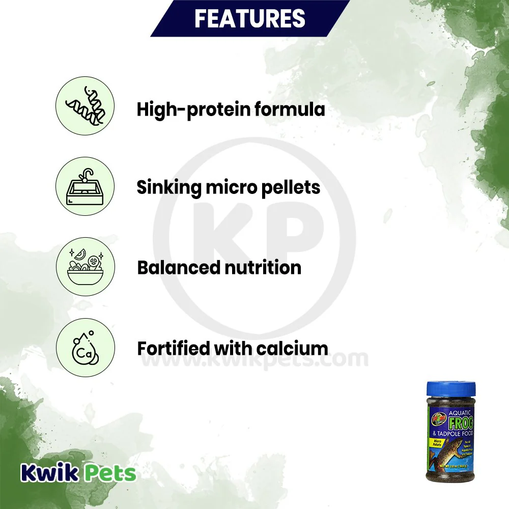 Zoo Med Aquatic Frog & Tadpole Dry Food 2-oz - Image 3