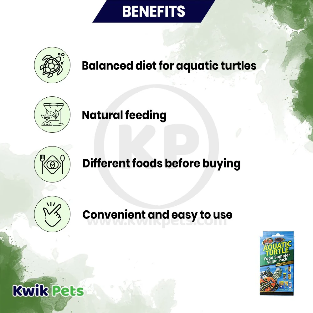 Zoo Med Aquatic Turtle Food Sampler Value Pack Display - Image 4