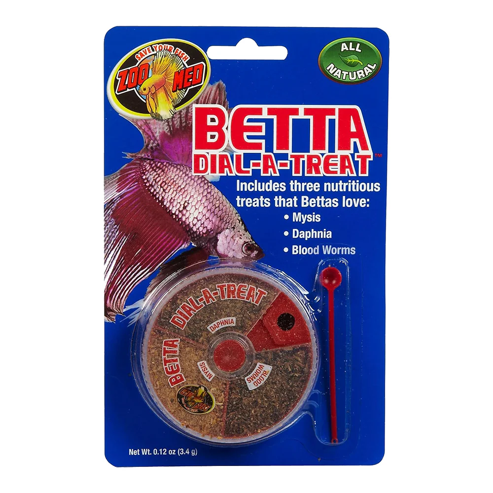 Zoo Med Betta Dial-A-Treats Freeze Dried Fish Food 0.12-oz