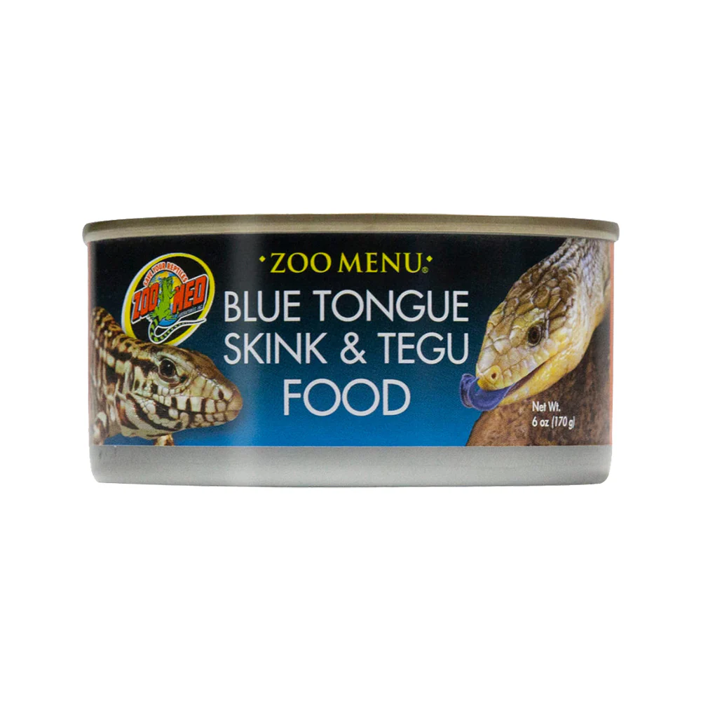 Zoo Med Blue Tongue Skink & Tegu Canned Wet Food 6-oz