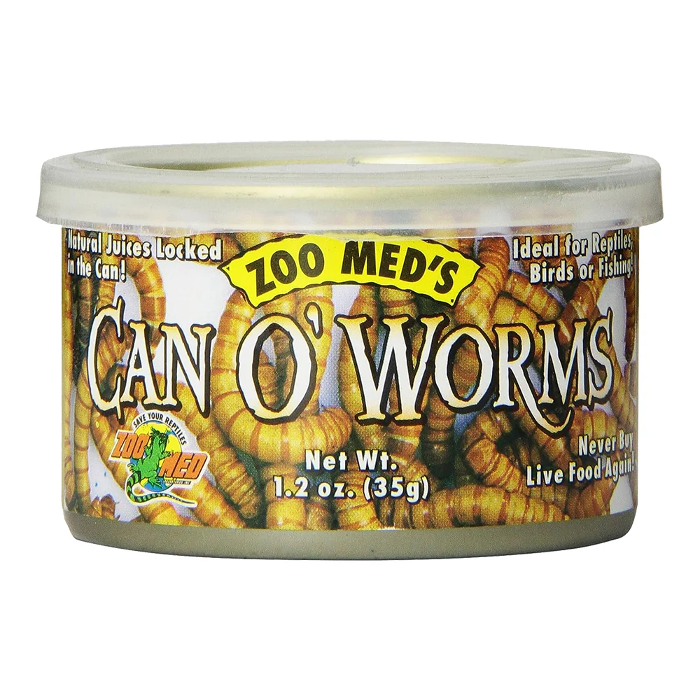 Zoo Med Can O' Worms Reptile Wet Food 1.2-oz