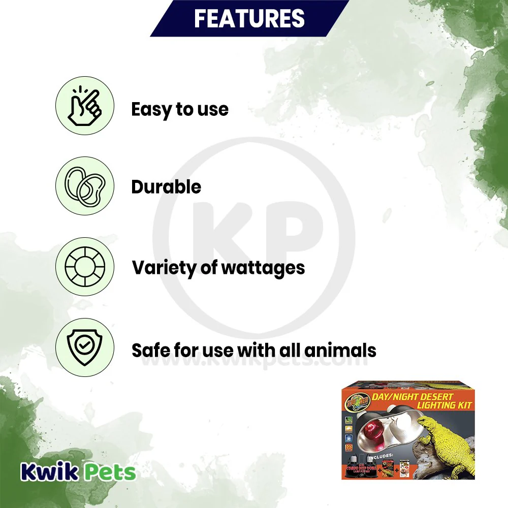 Zoo Med Day & Night Desert Lighting Kit - Image 2