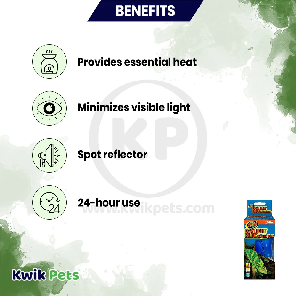 Zoo Med Daylight Blue Reptile Bulb 150W - Image 3