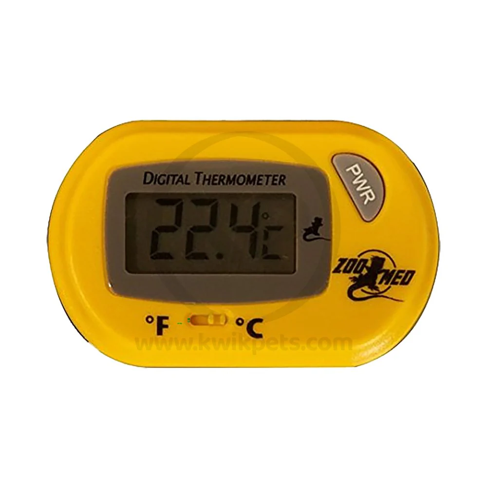 Zoo Med Yellow Digital Terrarium Thermometer - Image 4