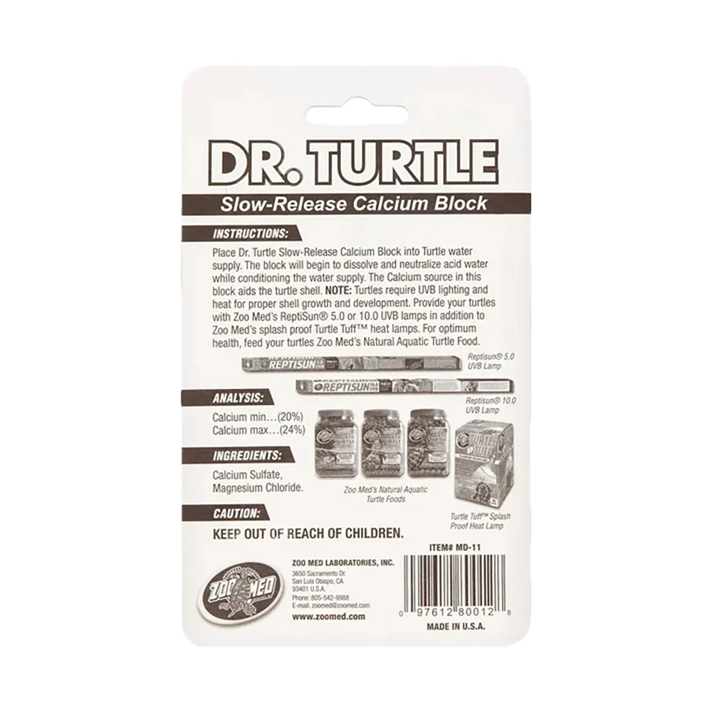 Zoo Med Dr. Turtle Slow Release Calcium Block 0.5-oz - Image 2