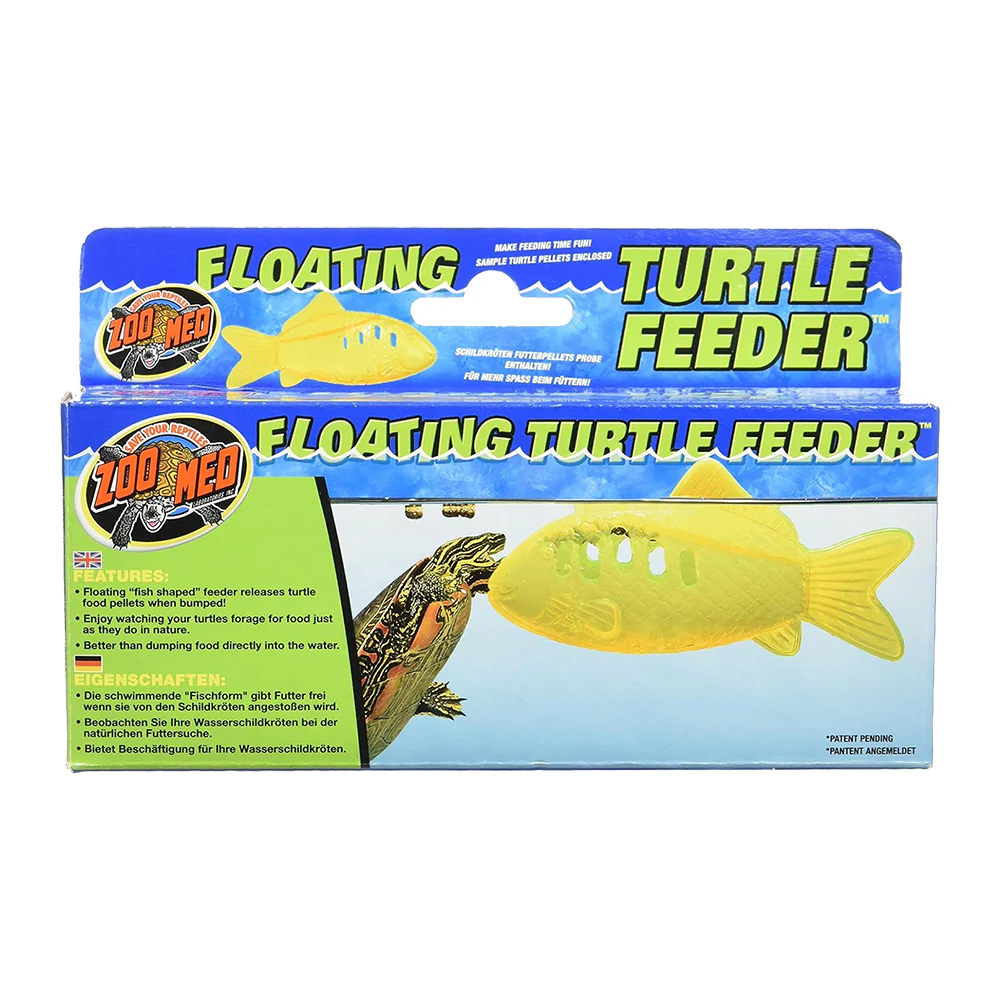 Zoo Med Floating Turtle Feeder Translucent Orange