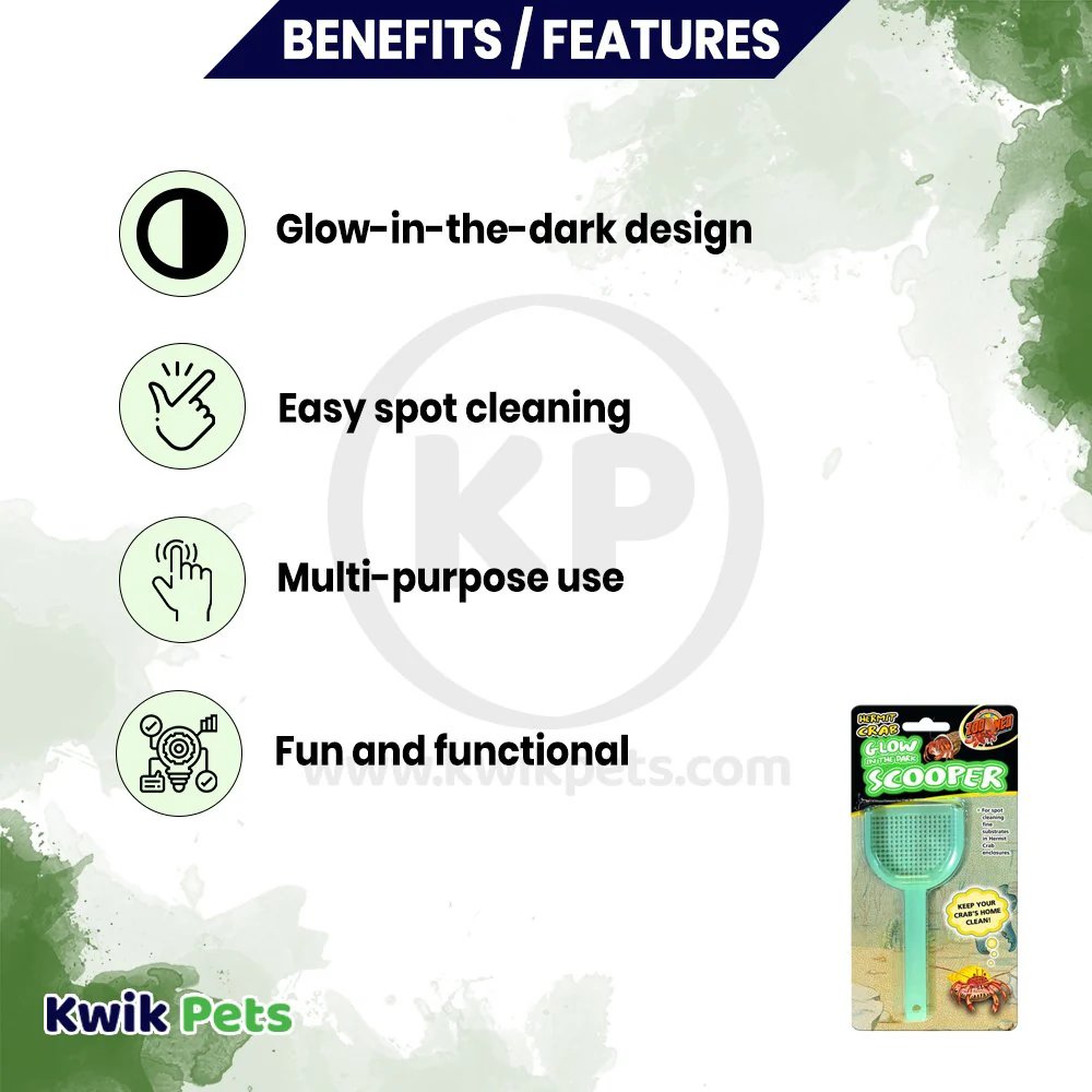 Zoo Med Hermit Crab Scooper Glow in the Dark - Image 2
