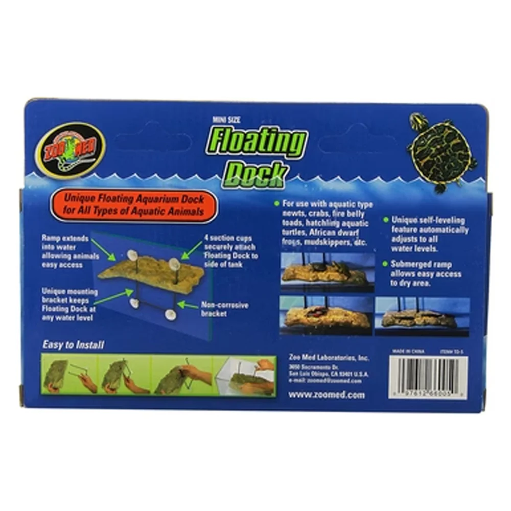 Zoo Med Turtle Dock Basking Platform Brown Mini - Image 2