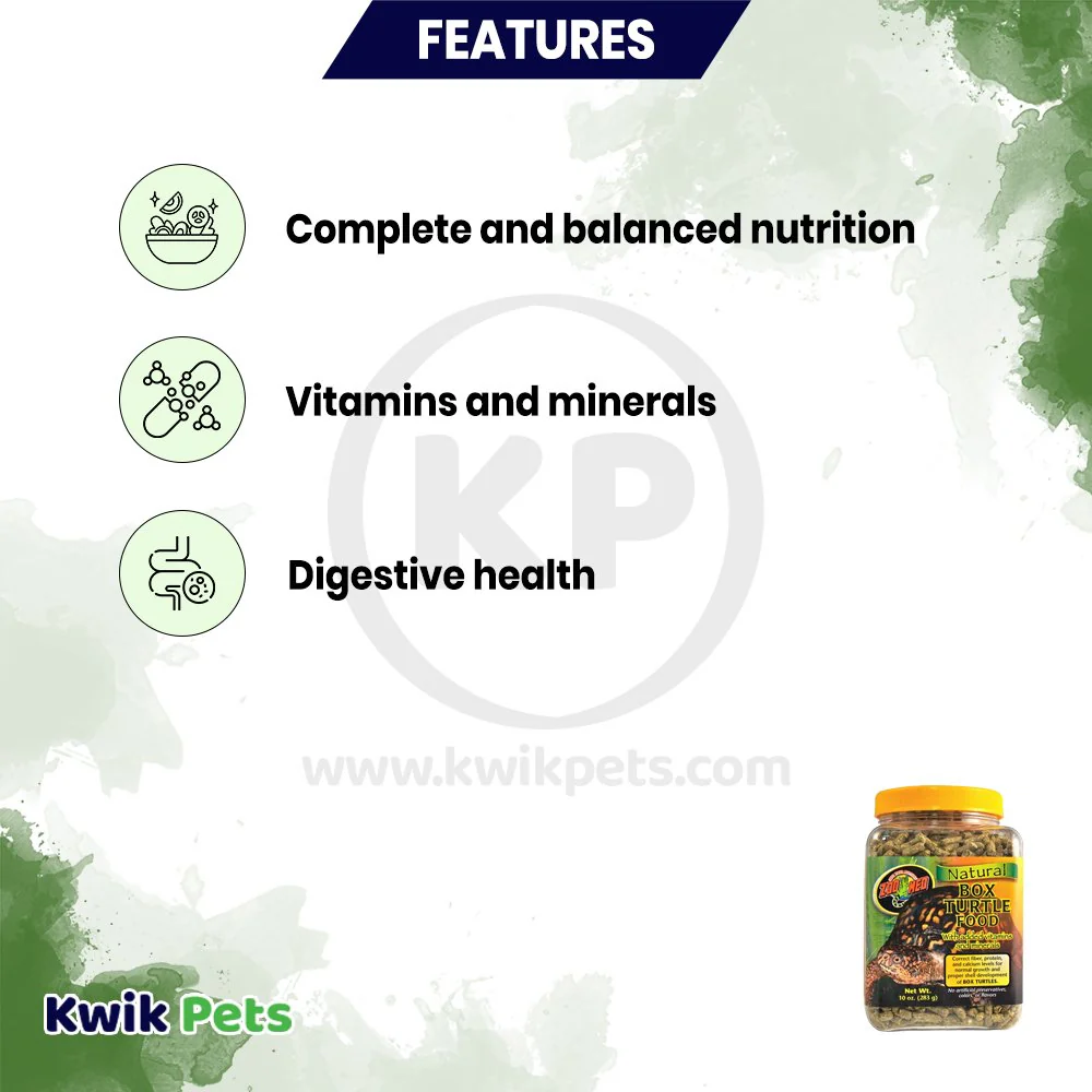 Zoo Med Natural Box Turtle Pellet Food 10-oz - Image 2