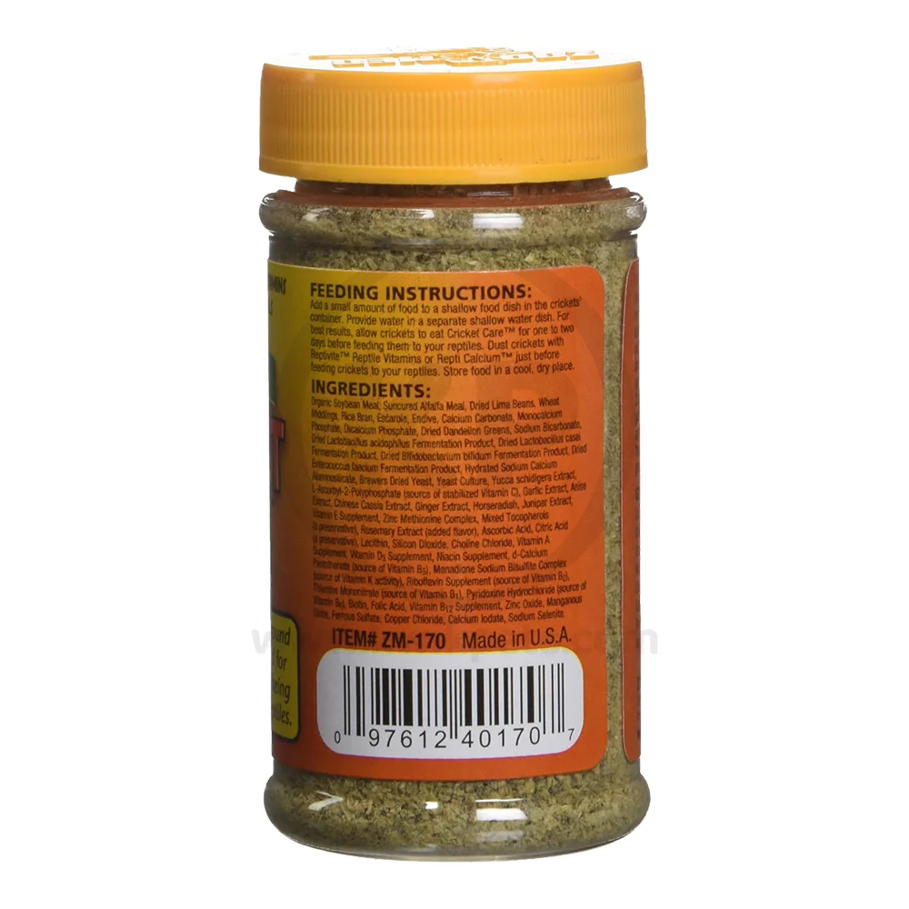 Zoo Med Natural Cricket Care Insect Gut-Loading Dry Food 1.75-oz - Image 2