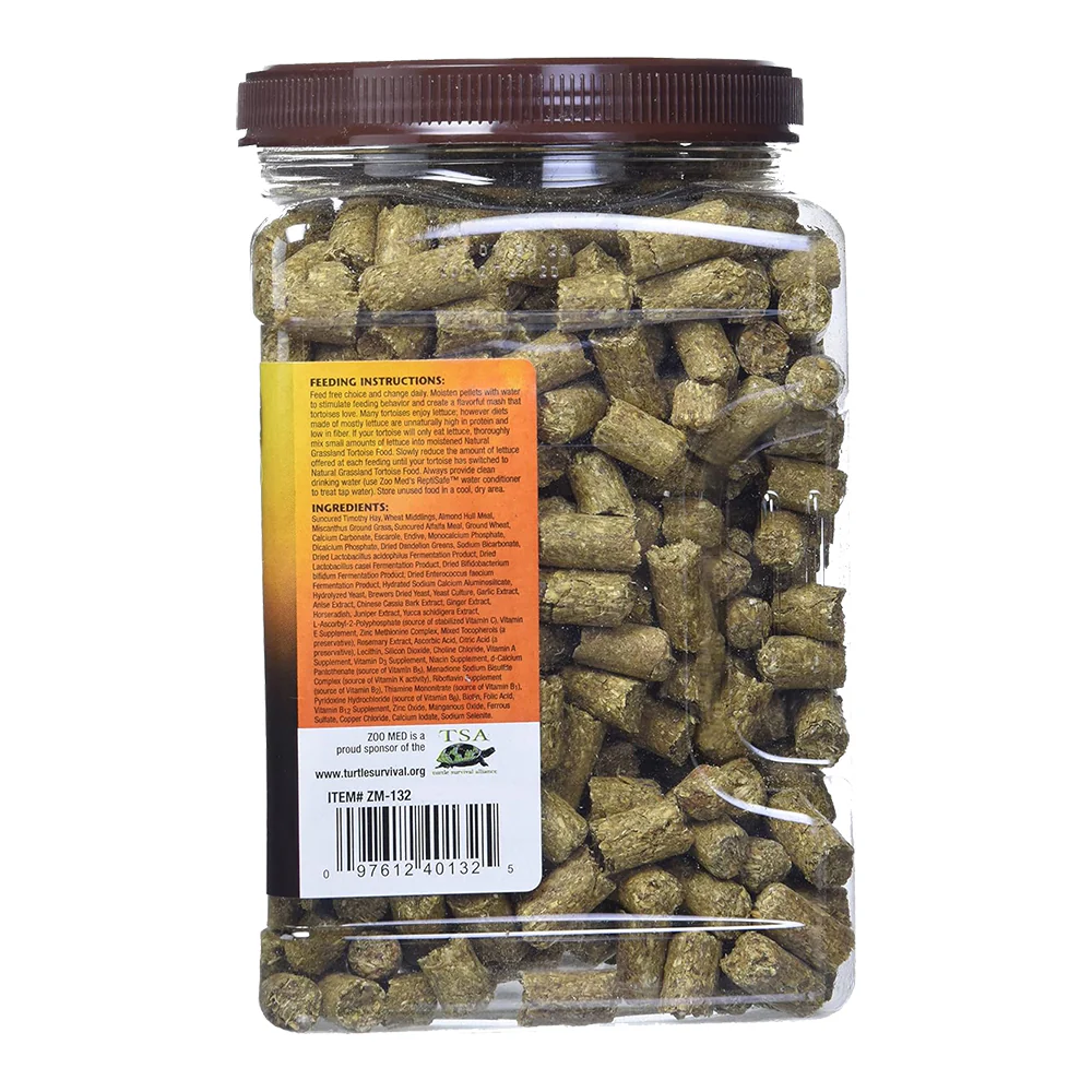 Zoo Med Natural Grassland Tortoise Dry Food 35-oz - Image 2