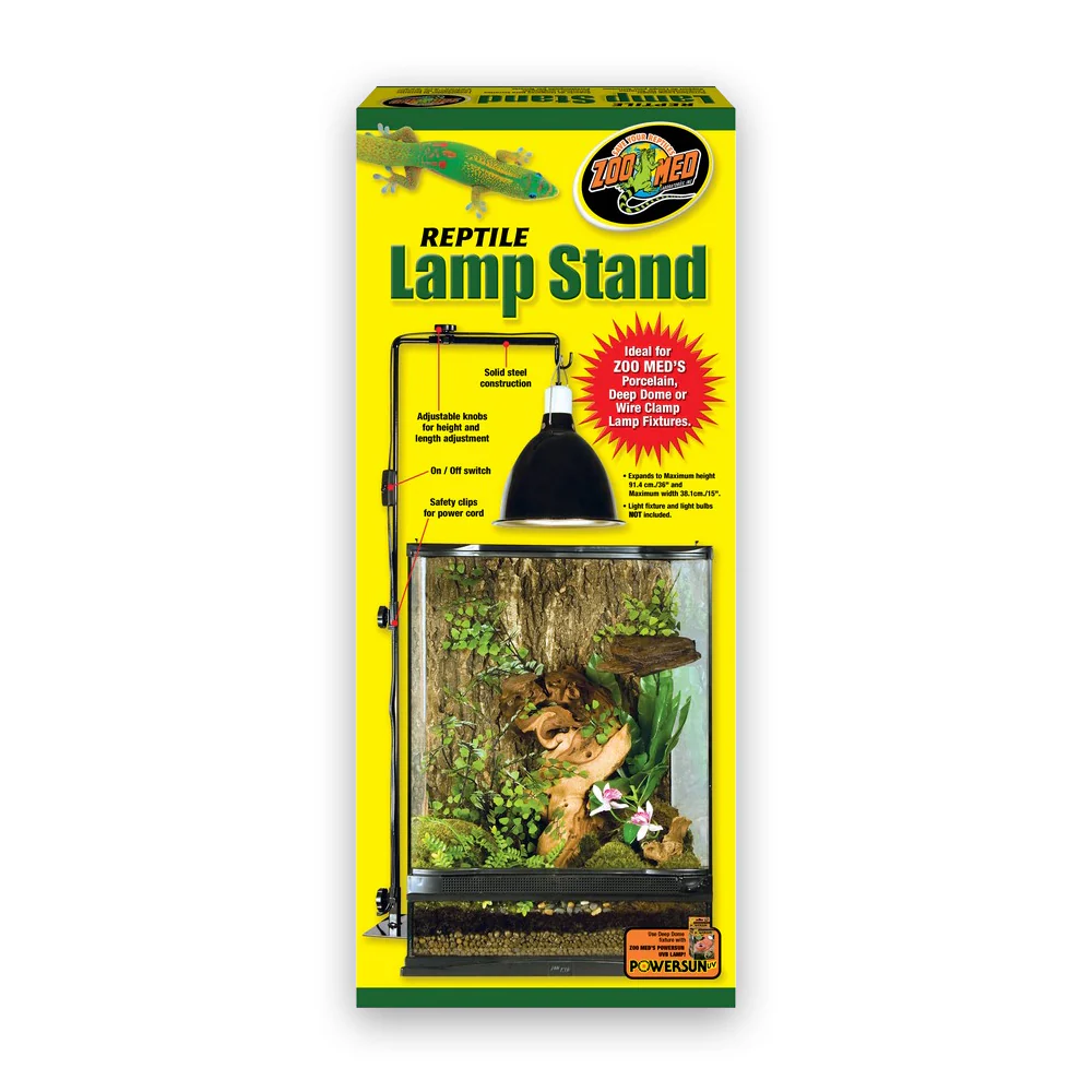 Zoo Med Reptile Lamp Stand Black Large