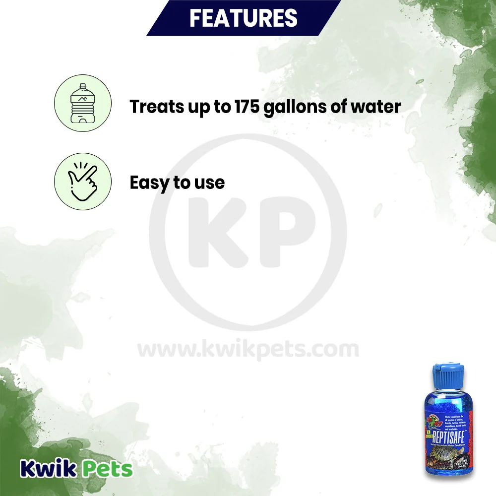 Zoo Med ReptiSafe Water Conditioner Supplement 2.25-oz - Image 2
