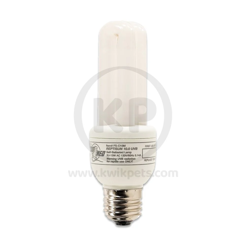 Zoo Med ReptiSun 10.0 UVB Desert Compact Fluorescent Lamp Regular White 26W - Image 4