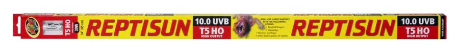 Zoo Med ReptiSun 10.0 UVB T5 High Output Linear Lamp White 39W 34-in