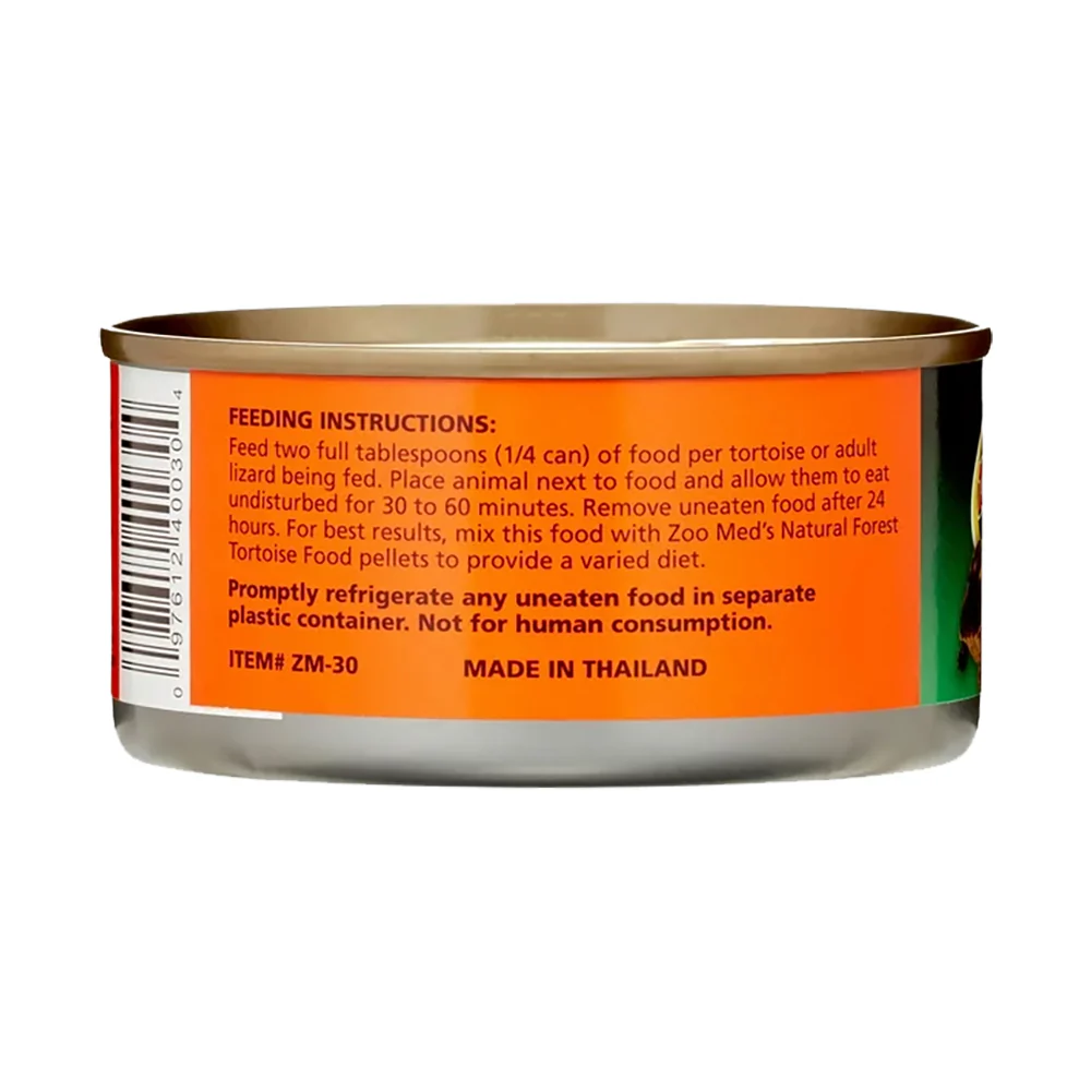 Zoo Med Tortoise & Omnivorous Lizard Wet Food 6-oz - Image 2