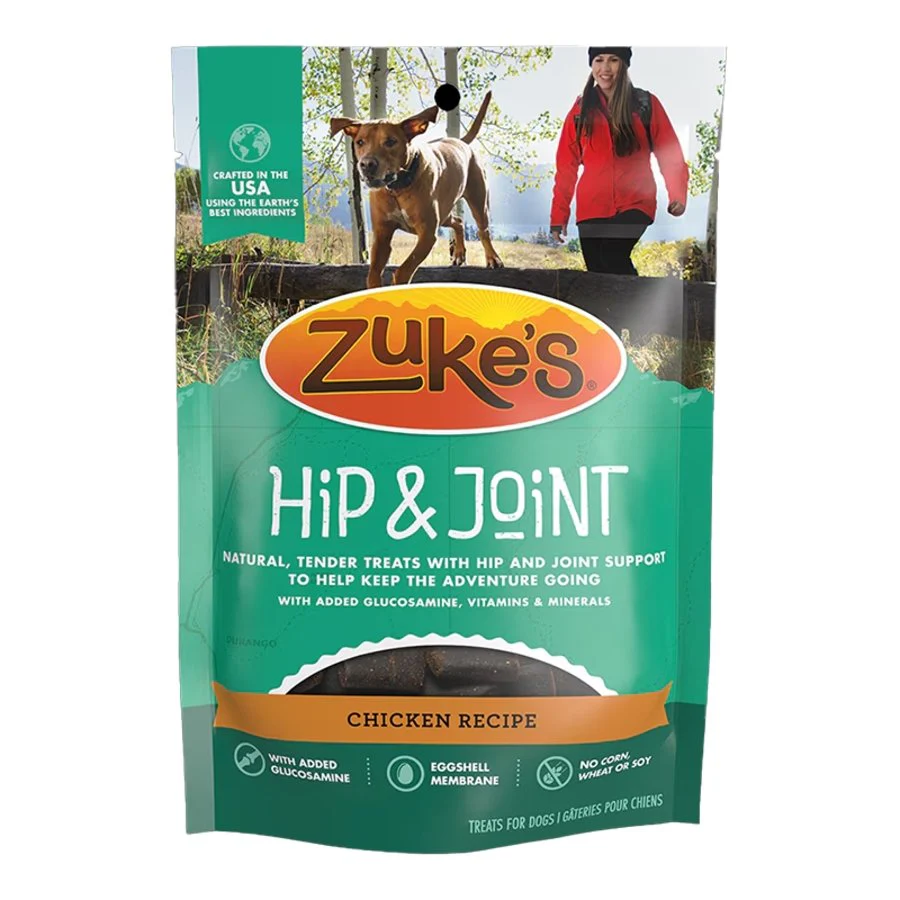 Zuke’s Hip & Joint Soft & Chewy Dog Treats Chicken Recipe 1-lb