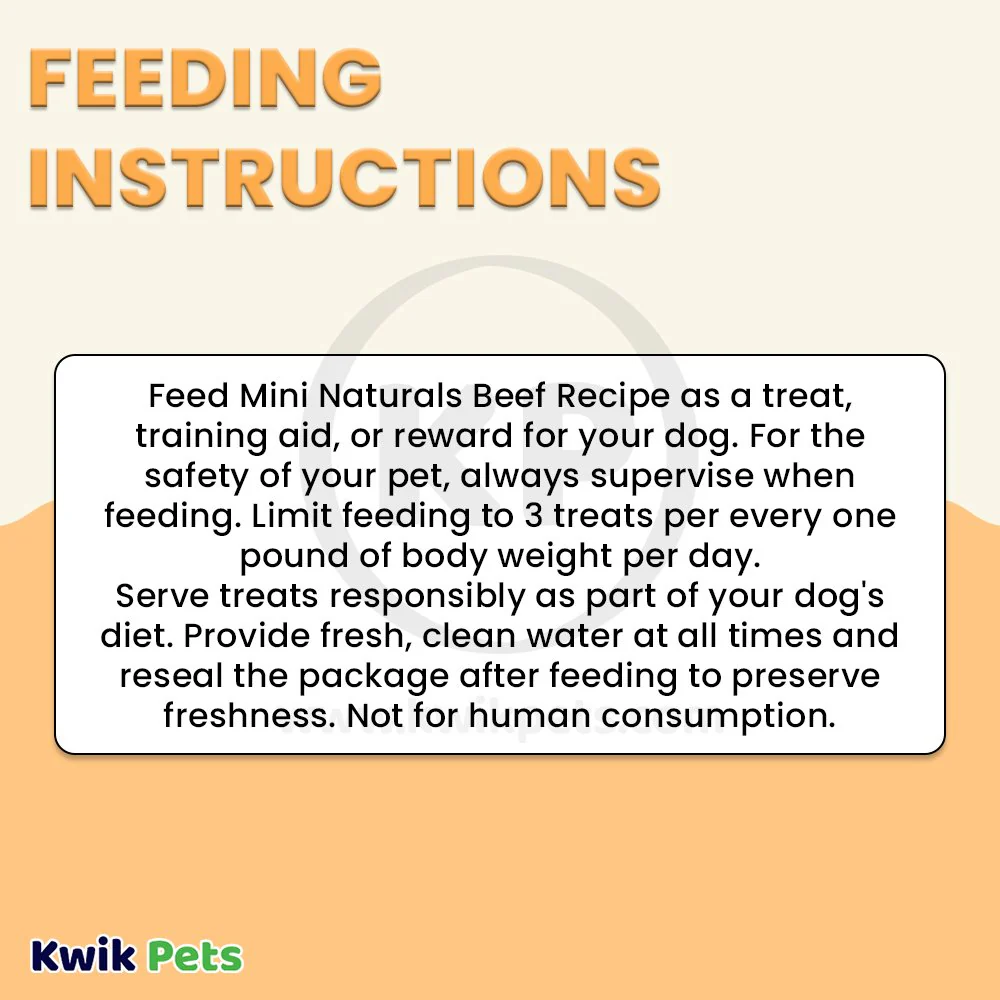 Zuke's Mini Naturals Training Dog Treats Beef Recipe 6-oz - Image 5