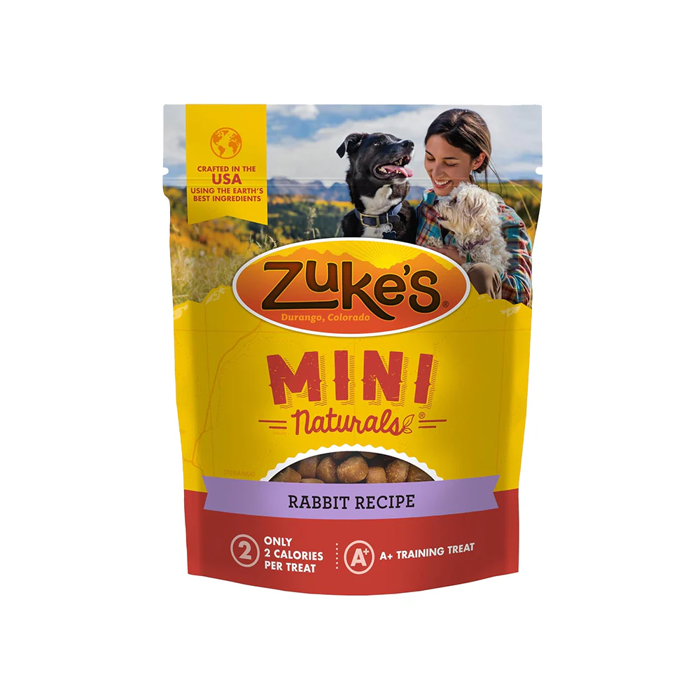 Zuke's Mini Naturals Training Dog Treats Rabbit Recipe 6-oz