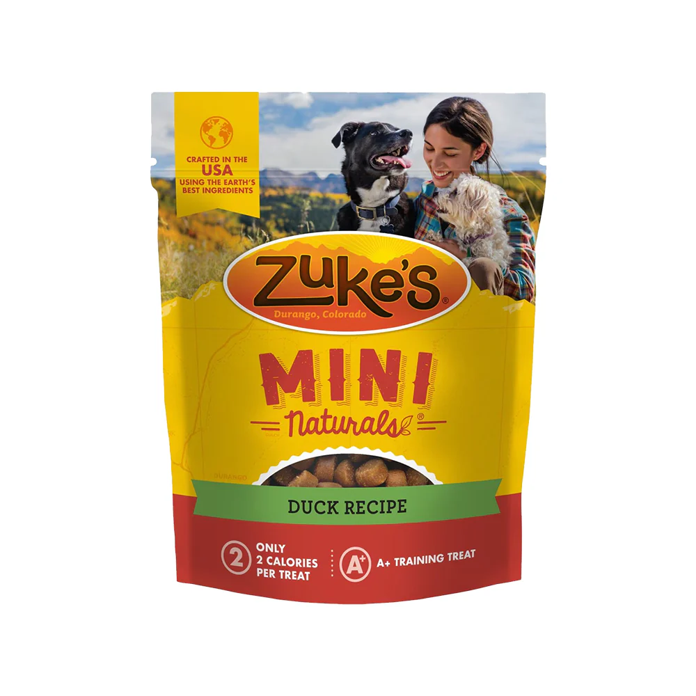 Zuke's Mini Naturals Training Dog Treats Duck Recipe 6-oz