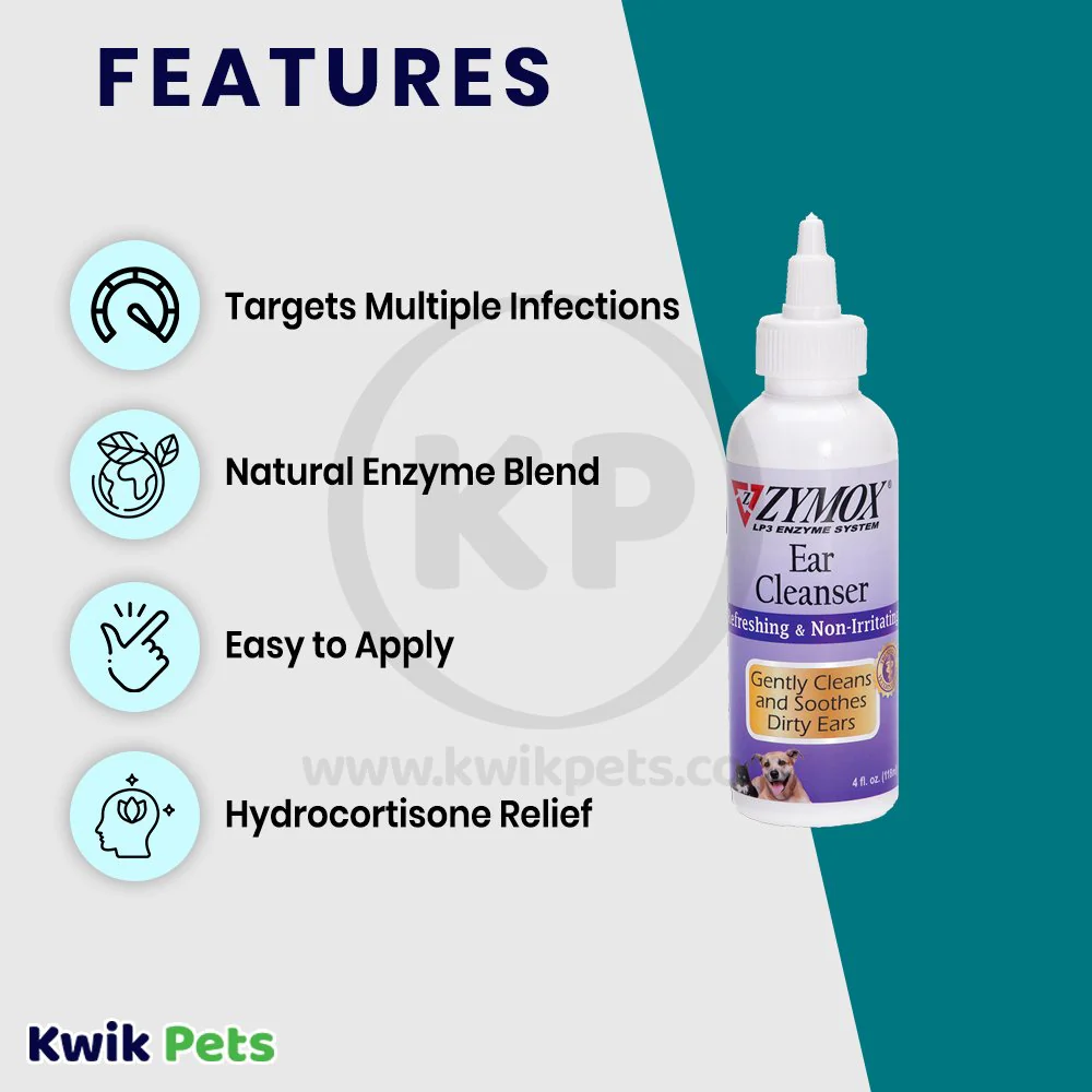 Zymox Ear Cleanser 4-oz - Image 3